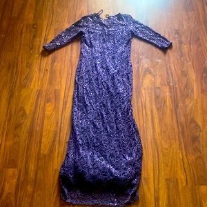 Purple sequent dress